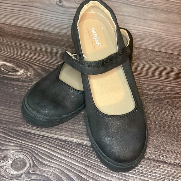 Black girls glitter flats - Picture 1 of 4